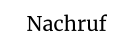 Nachruf
